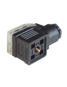 933031100 LUMBERG-GDME 3013 negro, conector rectangular 