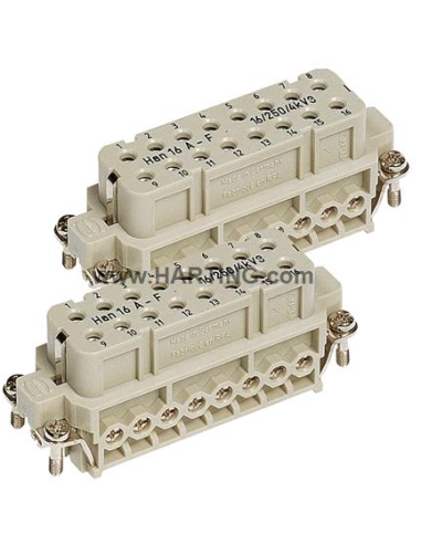 09200162813 HARTING -Conector hembra HAN-16A (17-32)