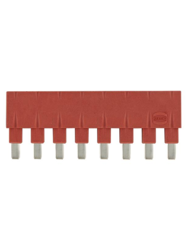 09330009836 HARTING -Jumper Along 1x8 red 16A