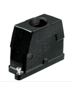 19400240414 HARTING -HAN 24 HPR, Capota Recta M50 Tornillo 