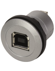 09454521906 HARTING -har-port USB 2.0 B-A coupler silver