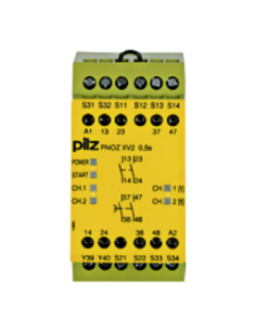 774504 PILZ -PNOZ XV2 0,5S 24V/DC, Módulo parada emerg.