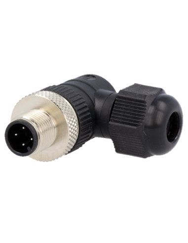 RSCW 4/9, Conector M12 macho acodado