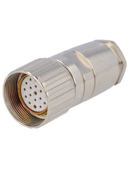 2135 LUMBERG-RKC 190/13,5, Conector M23 Hembra