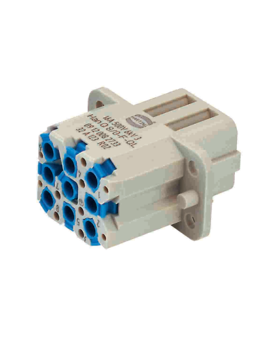 HAN Q8/0-F-QL 0,5-2,5 mm2, Conector Hembra