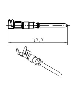 09150006137 HARTING -Han D M Crimp Contact Ag C3...