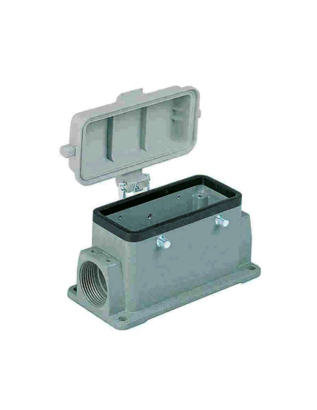 09300161260 HARTING -BASE SUP. 16E 2ENT. PG21 TAPA PL.