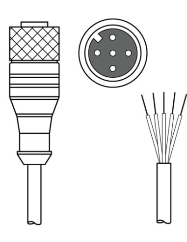 50130653 LEUZE-KD U-M12-4A-V1-100, Conector
