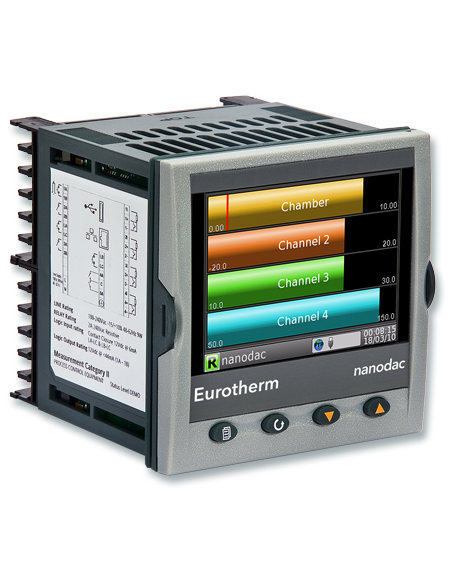 NANODAC/VH/X/X/LRR//TS/SV//SPA/BATCH/AFULL.  EUROTHERM, Controladores PID