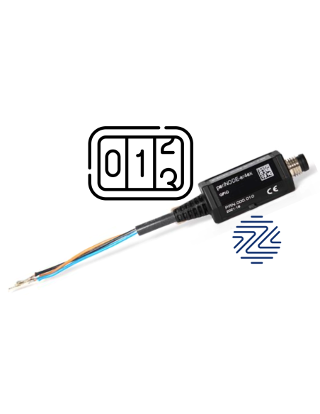 ZentNode CT. Adaptador inteligente periNODE GPIO con firmware CT de ZentinelMDS para aplicaciones de contador rápido 