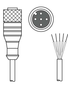 50132077 LEUZE-KD U-M12-5A-V1-020, Conector