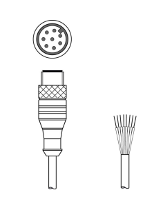 50135142 LEUZE-KS S-M12-8A-P1-300, Conector